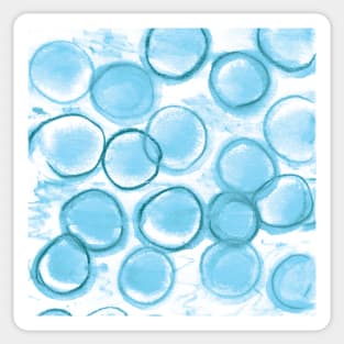 Blue Circles Sticker